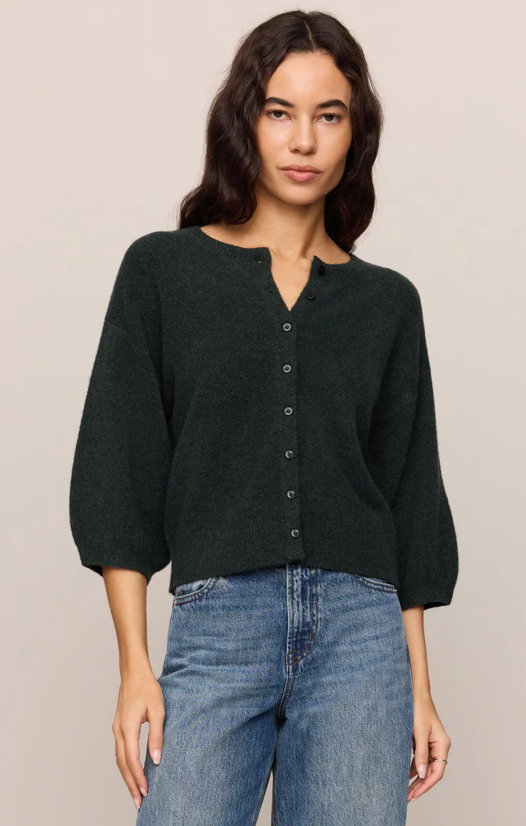 Valor Cardigan in Emerald Cove - front