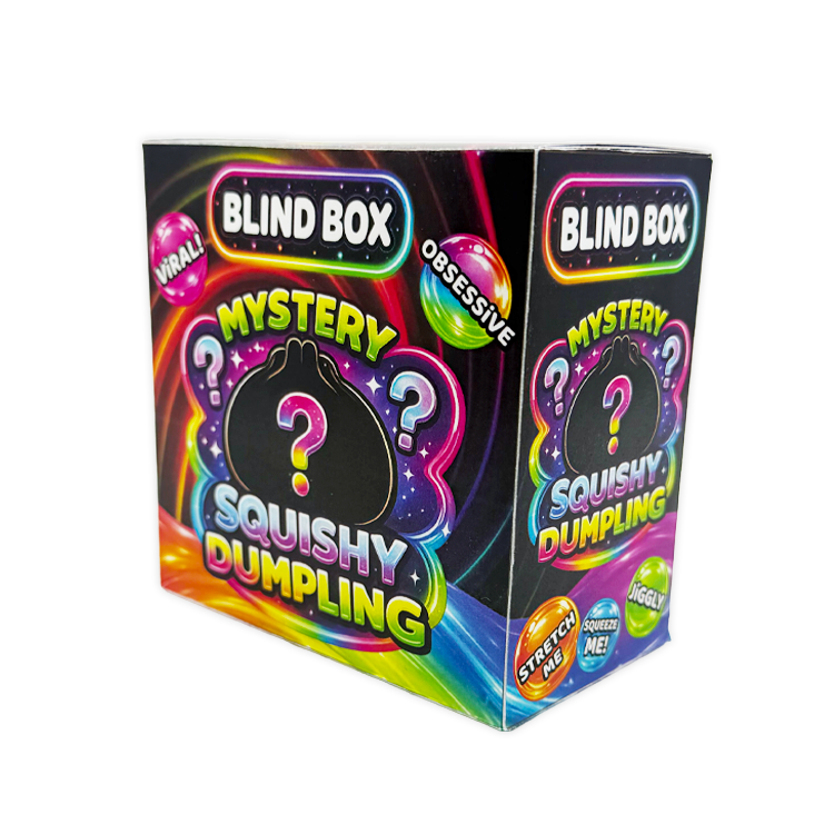 Novelty Brands Fun Doh Blind Box Squishy Steamer Dumpling toy, viral mystery dumpling squishy