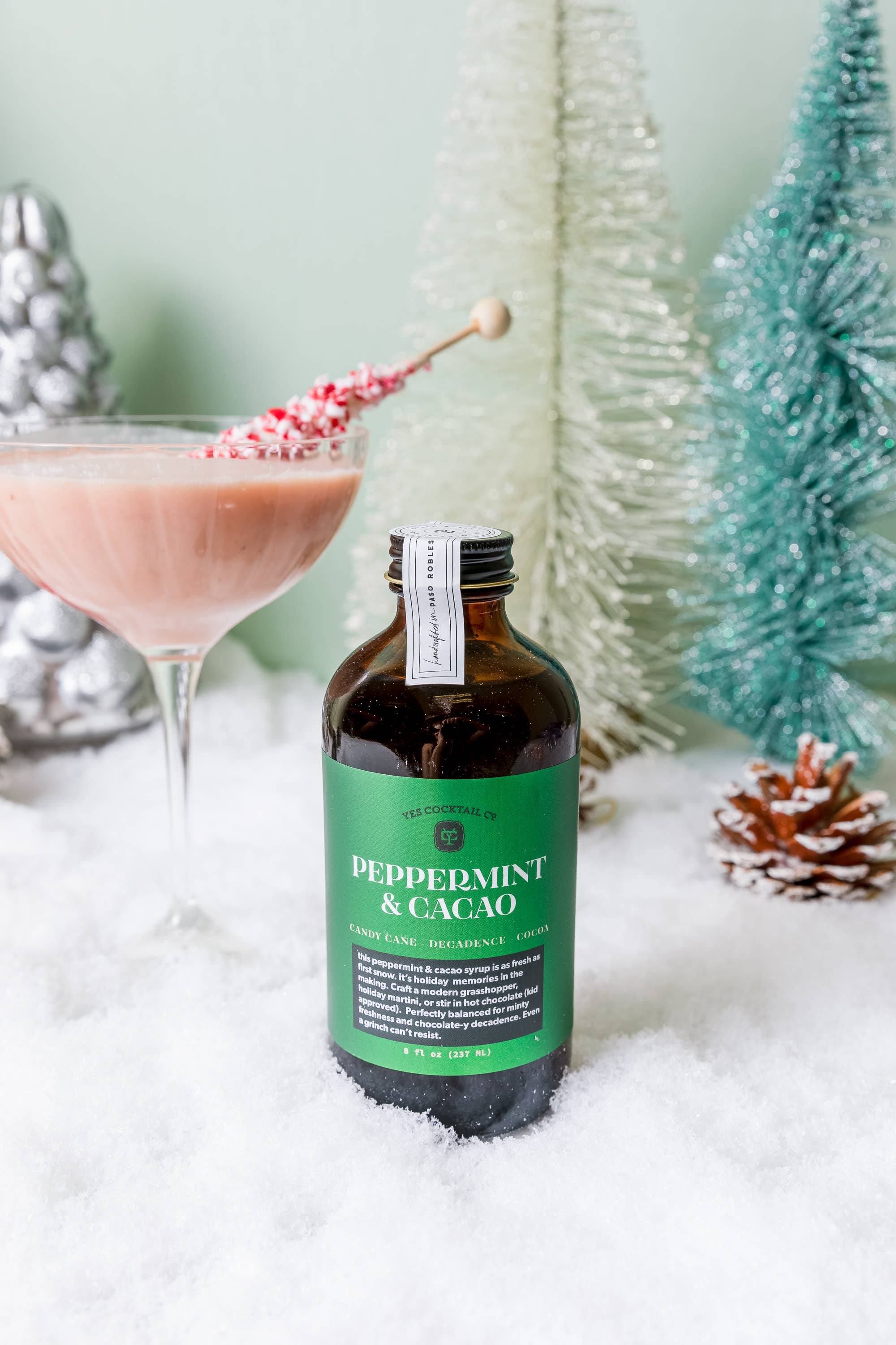 Holiday Seasonal: Peppermint & Cacao Cocktail Syrup