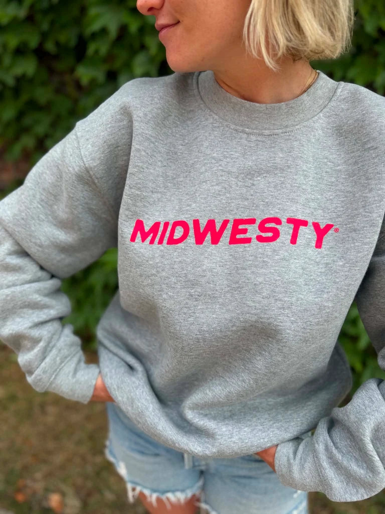 Midwesty Crew in Athletic Gray