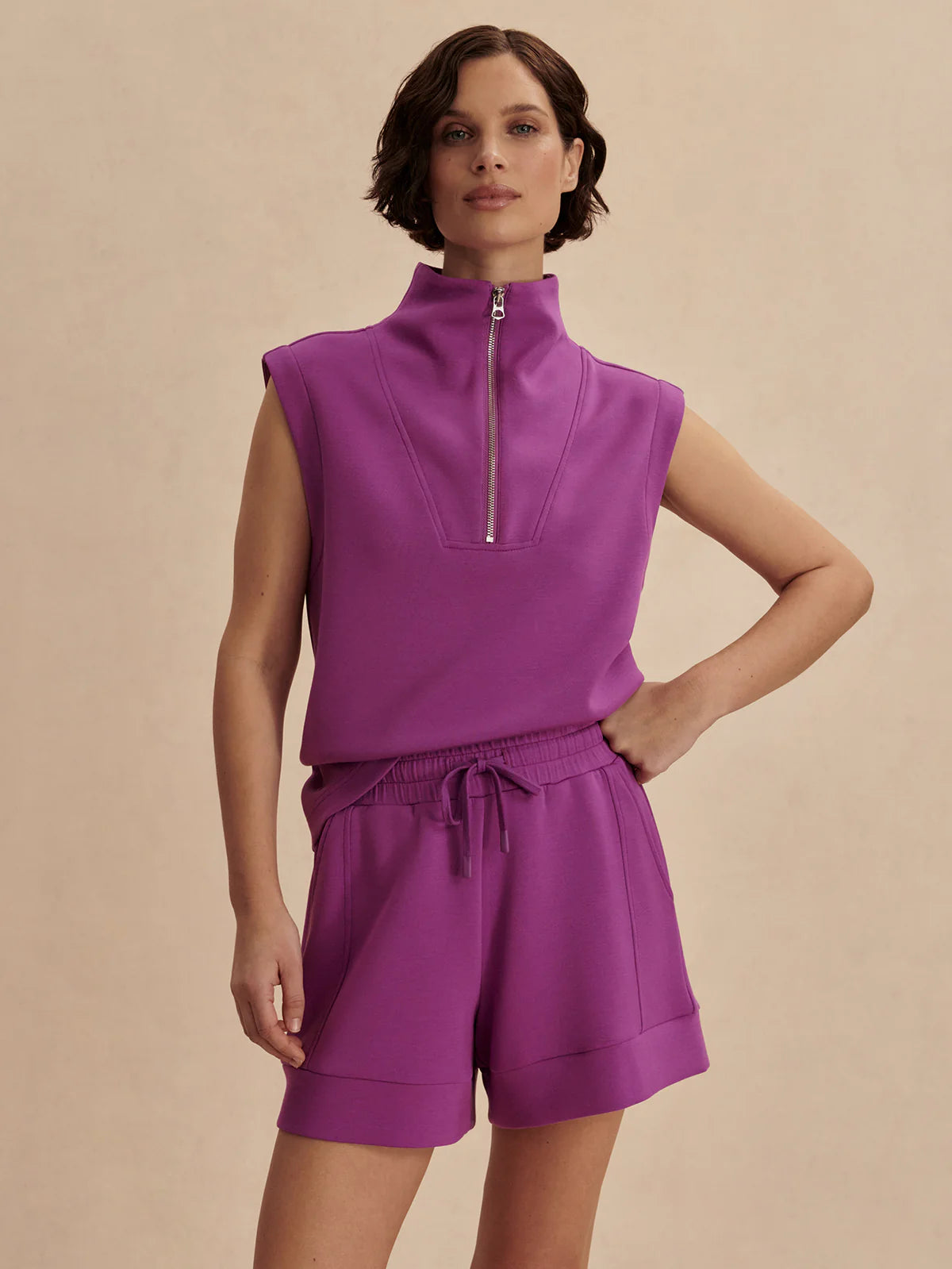 Atrium High-Rise Short 4.5", Striking Purple