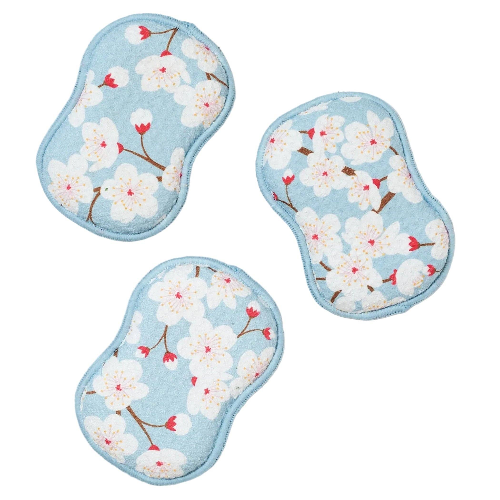RE:usable Sponges (Set of 3) -  Cherry Blossom