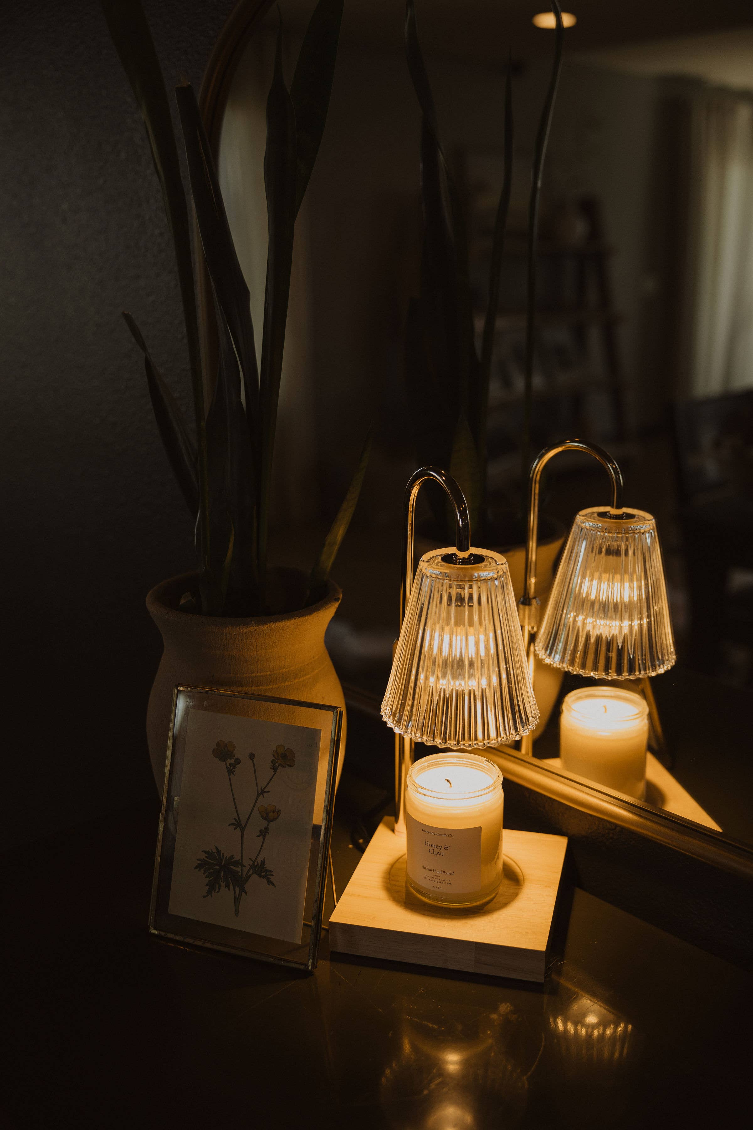 Candle Warmer Lamp - Dimmable, Timer, Adjustable