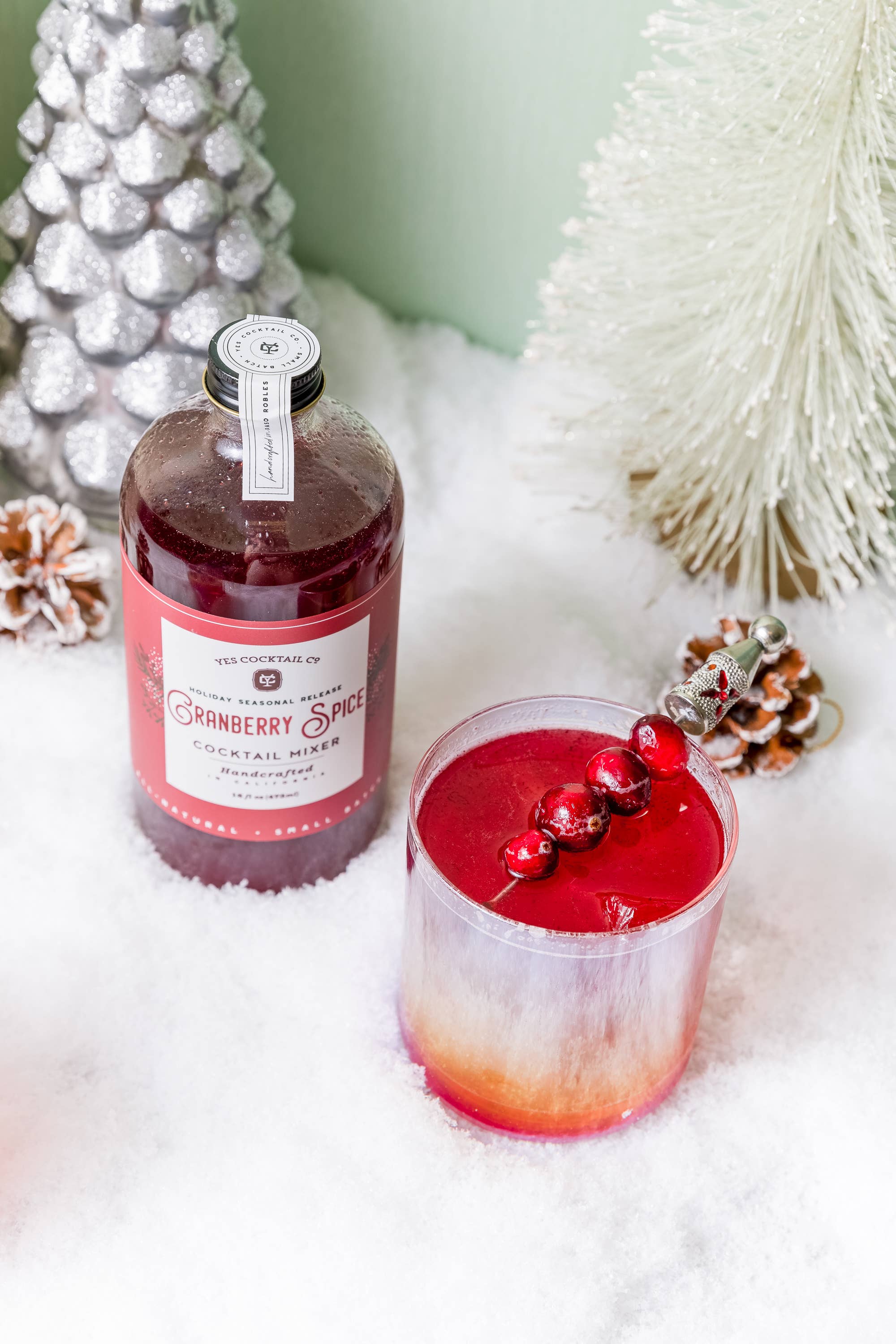 Holiday Seasonal : Cranberry Spice Cocktail Mixer