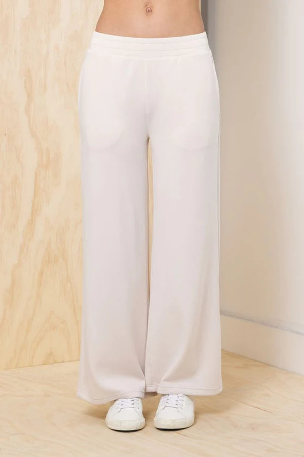Cloud Fleece Flare Pant, Pearl