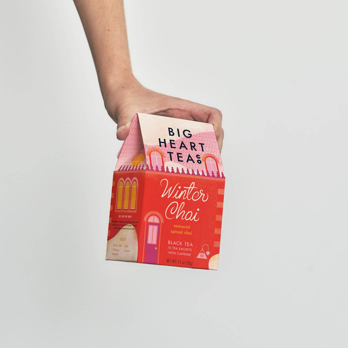 Big Heart Tea Co. Winter Chai tea bags, 10 count