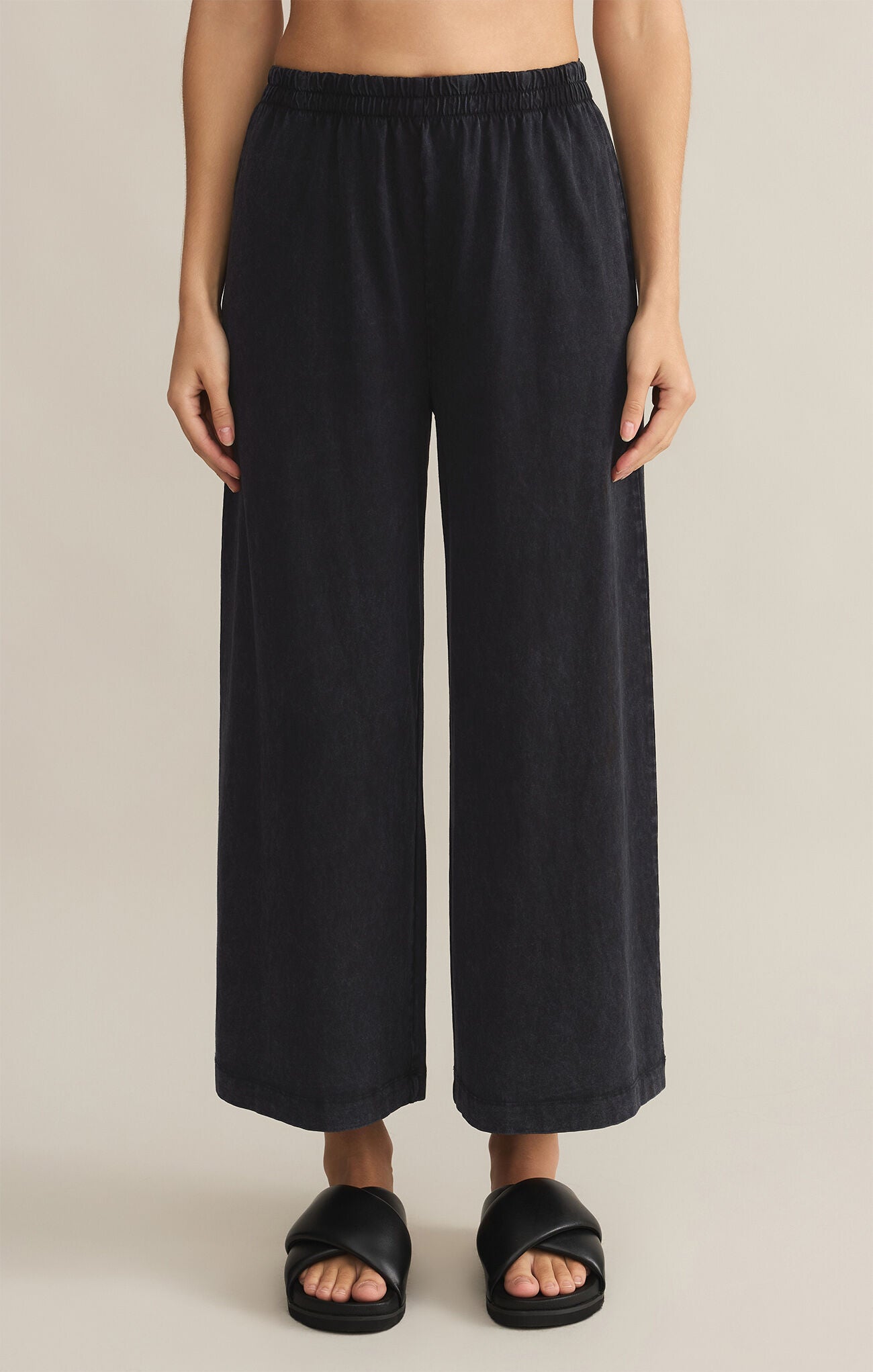 Scout Jersey Flare Pant, Black