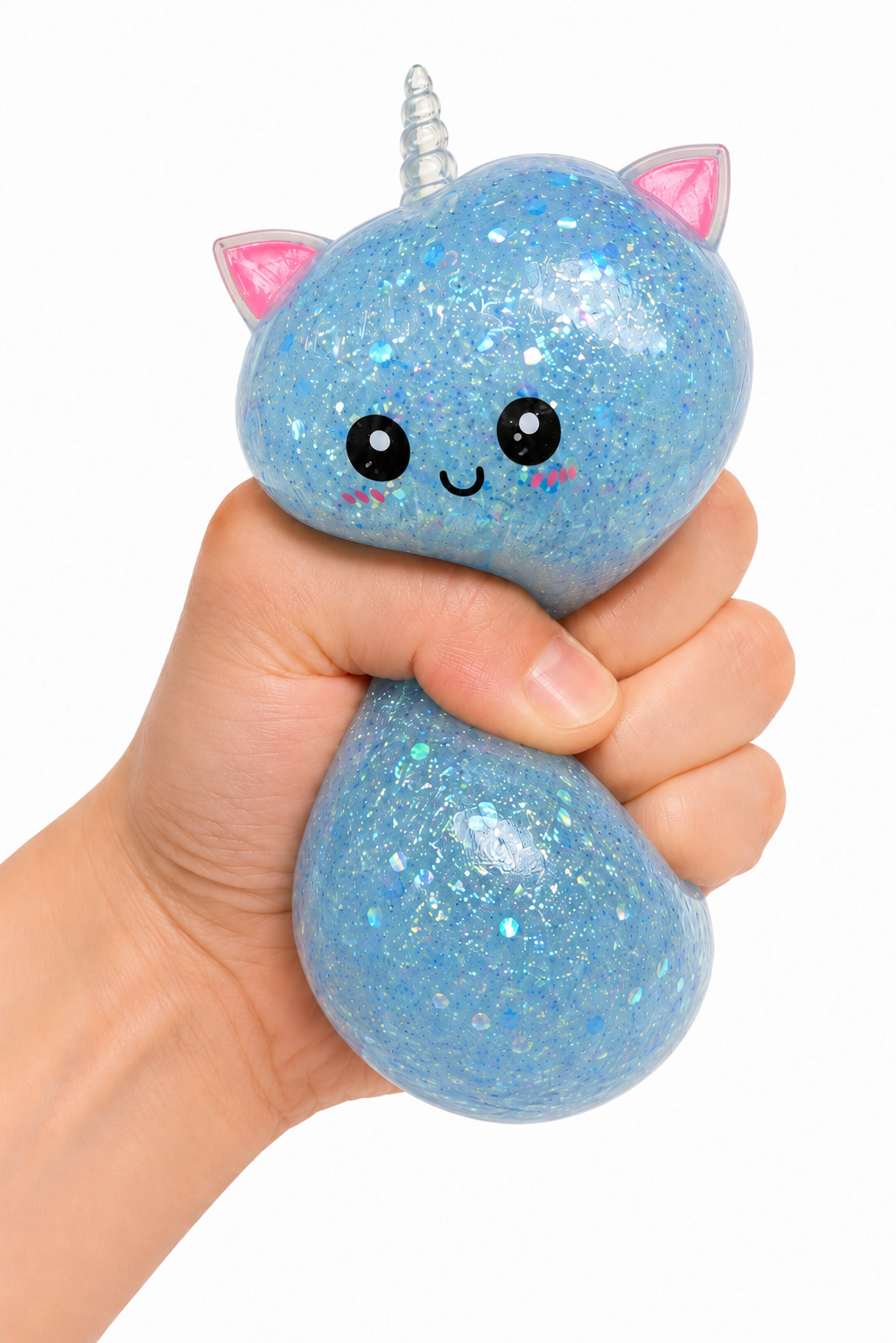Novelty Brands Fun Doh Unicorn Mystery Dumpling squishy toy, pastel unicorn design