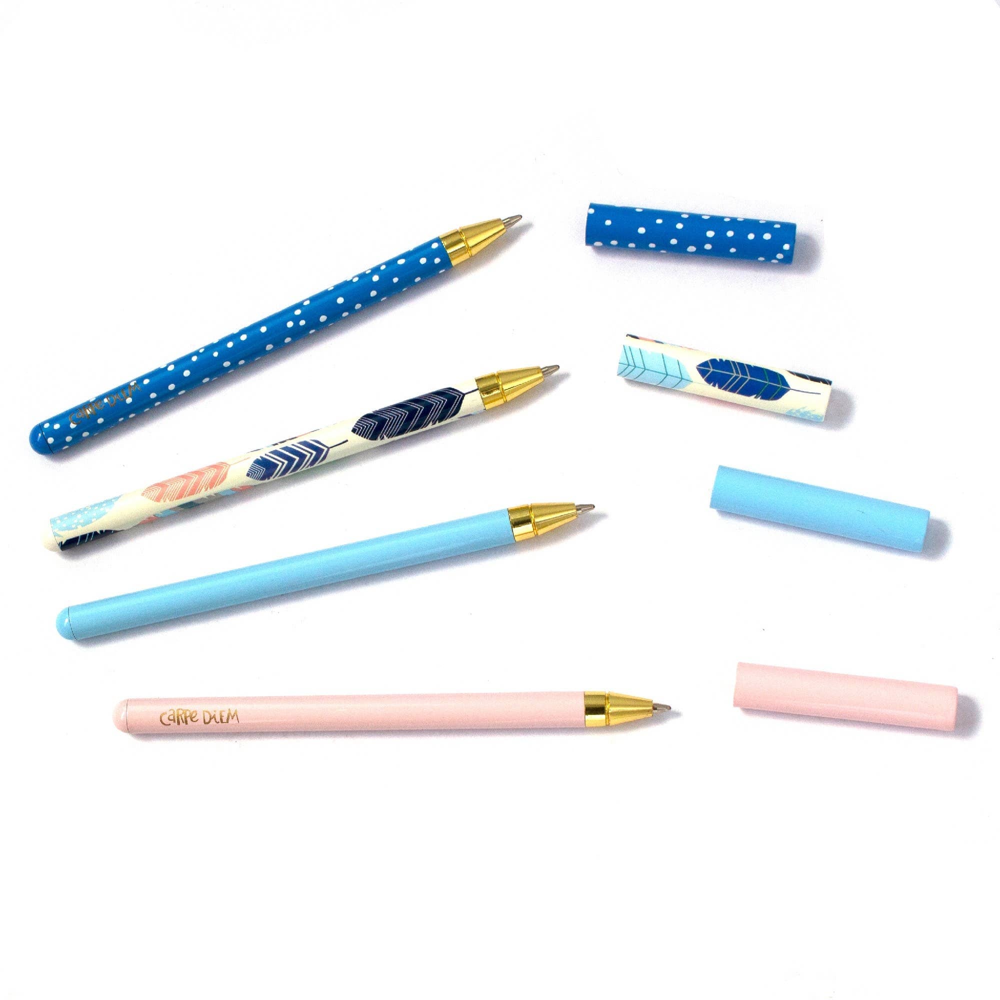 Feathers Ball Point Pen 4 Pack