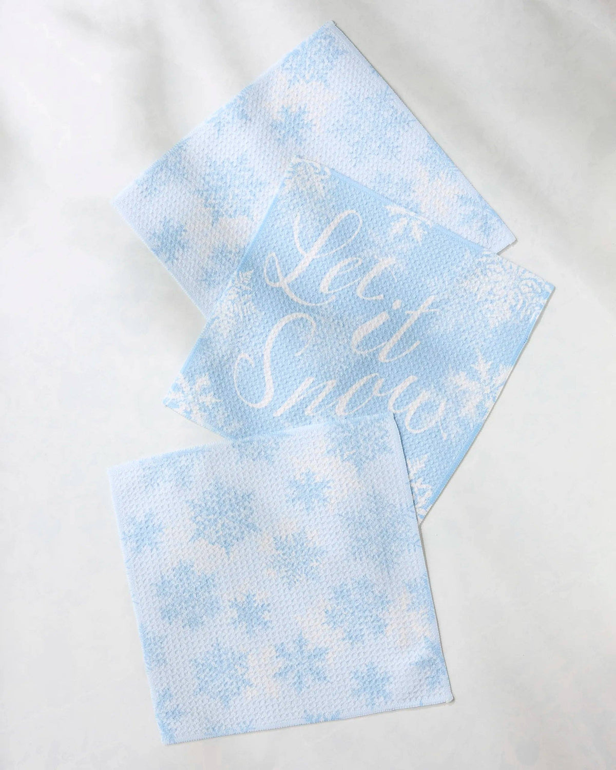 Geometry Snow Frostin print dishcloth set