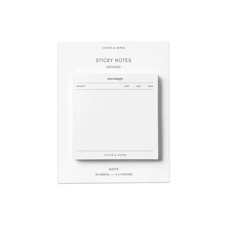 Cloth & Paper - Message Sticky Notes