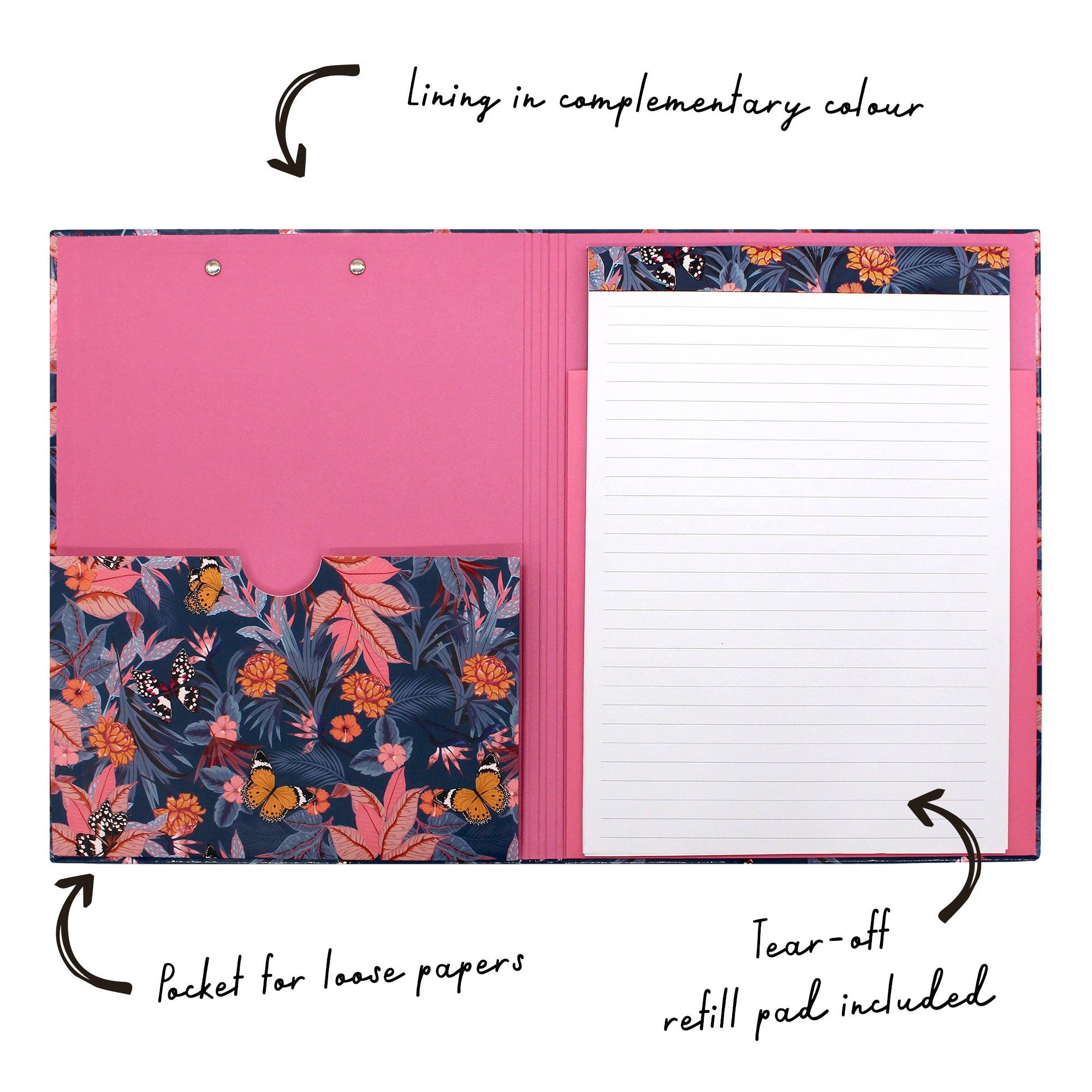 Bloom A4 Padfolio