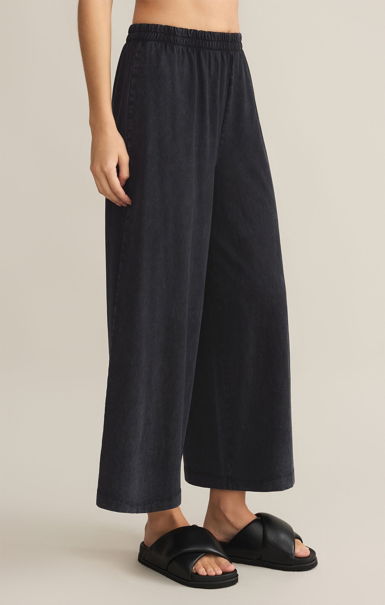 Scout Jersey Flare Pant, Black