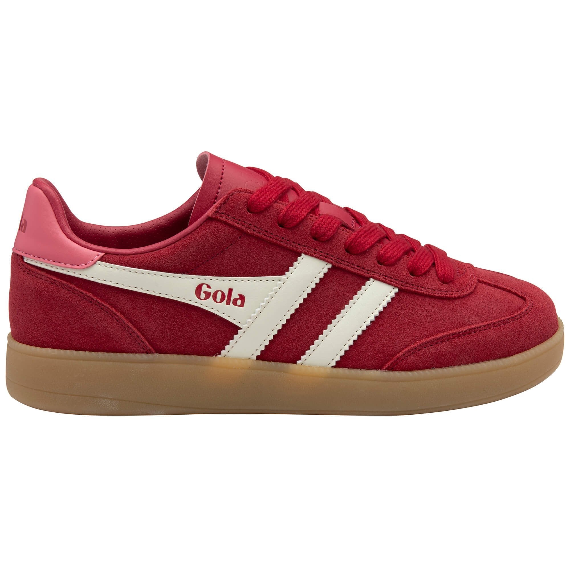Gola Classics Women's Viper Leather Sneakers, Lollipop/Off White/Bubblegum/Gum