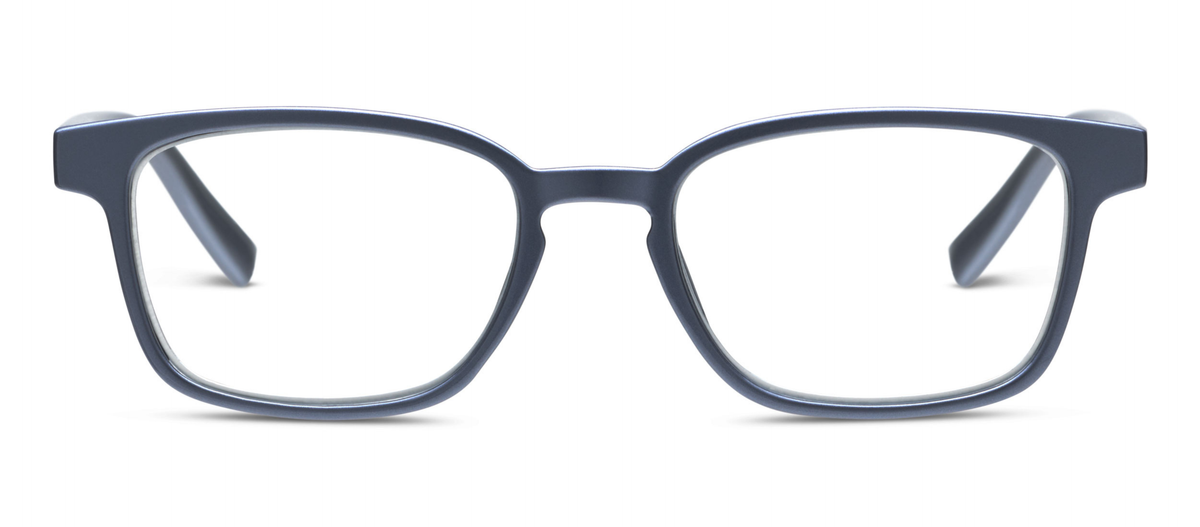Front view of Jo reading glasses by Peepers in Slate