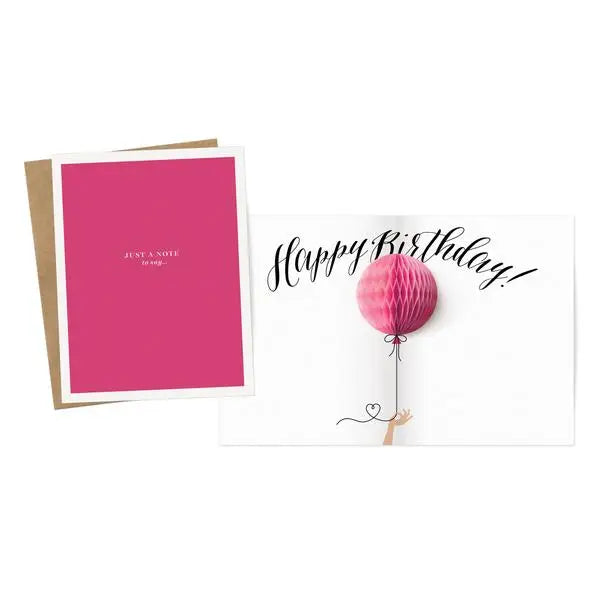 Happy Birthday Balloon Pop-up Card