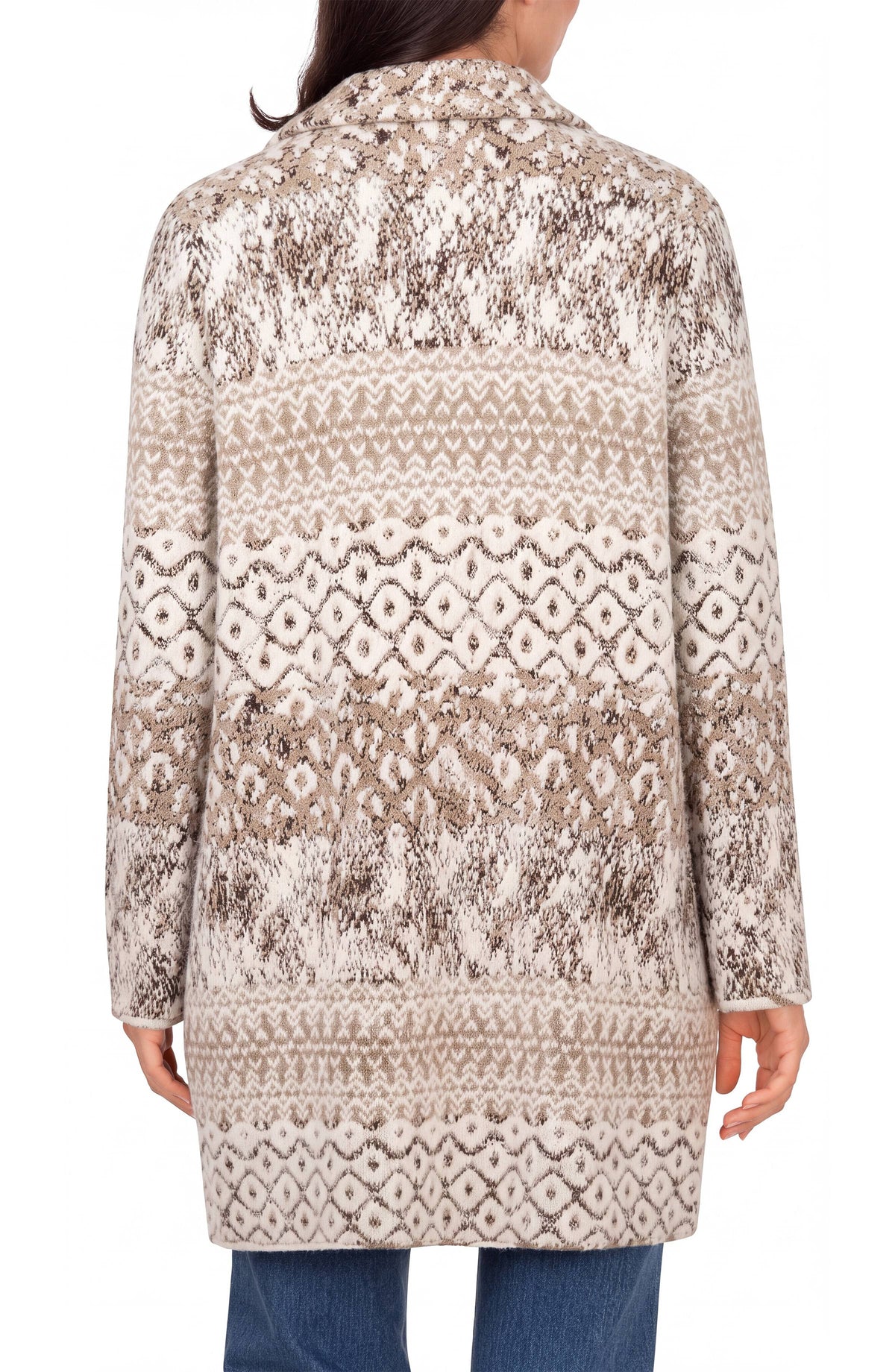 Liverpool Long Sleeve Open Front Sweater Coat