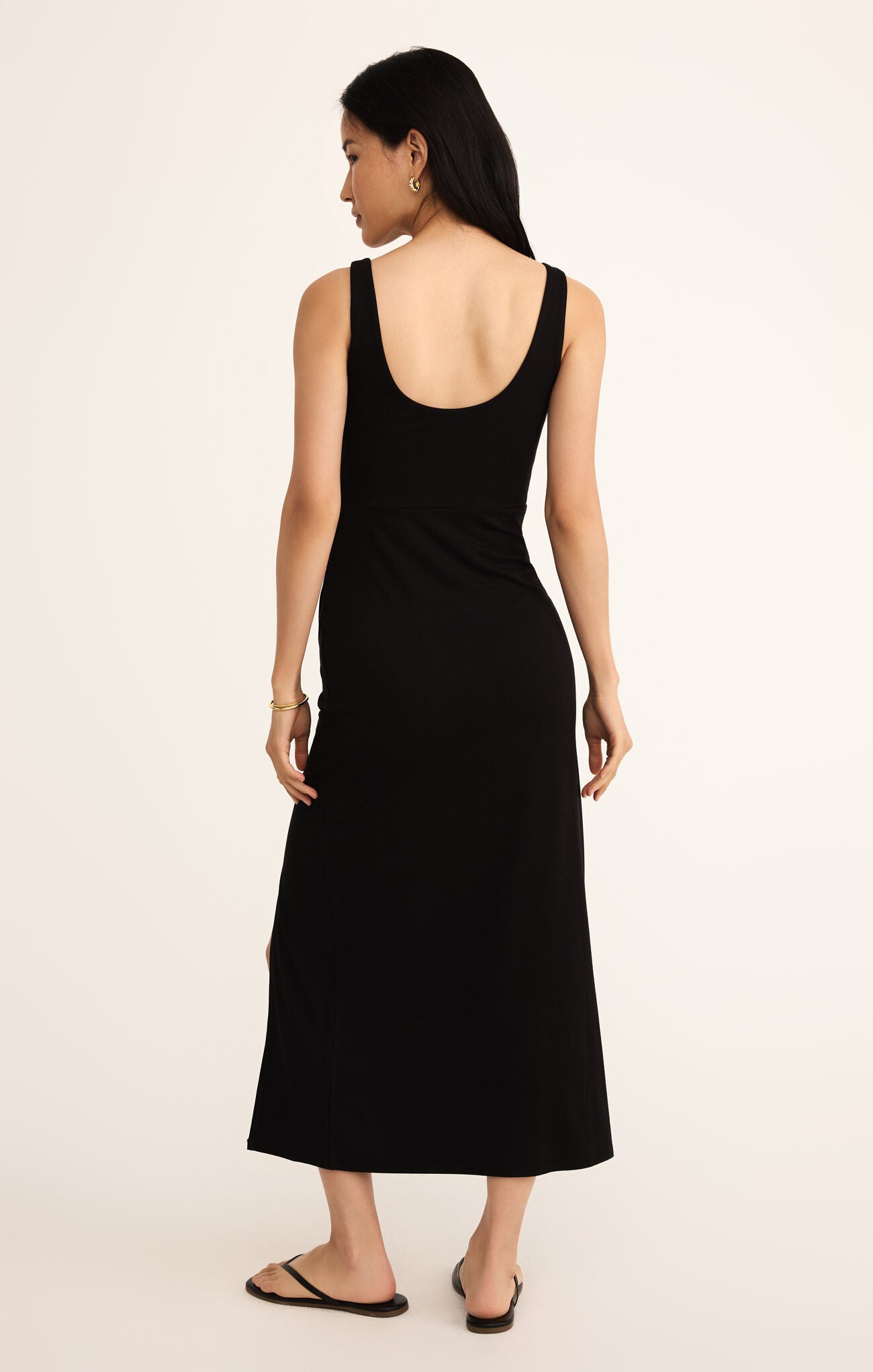 Valencia Midi Dress, Black