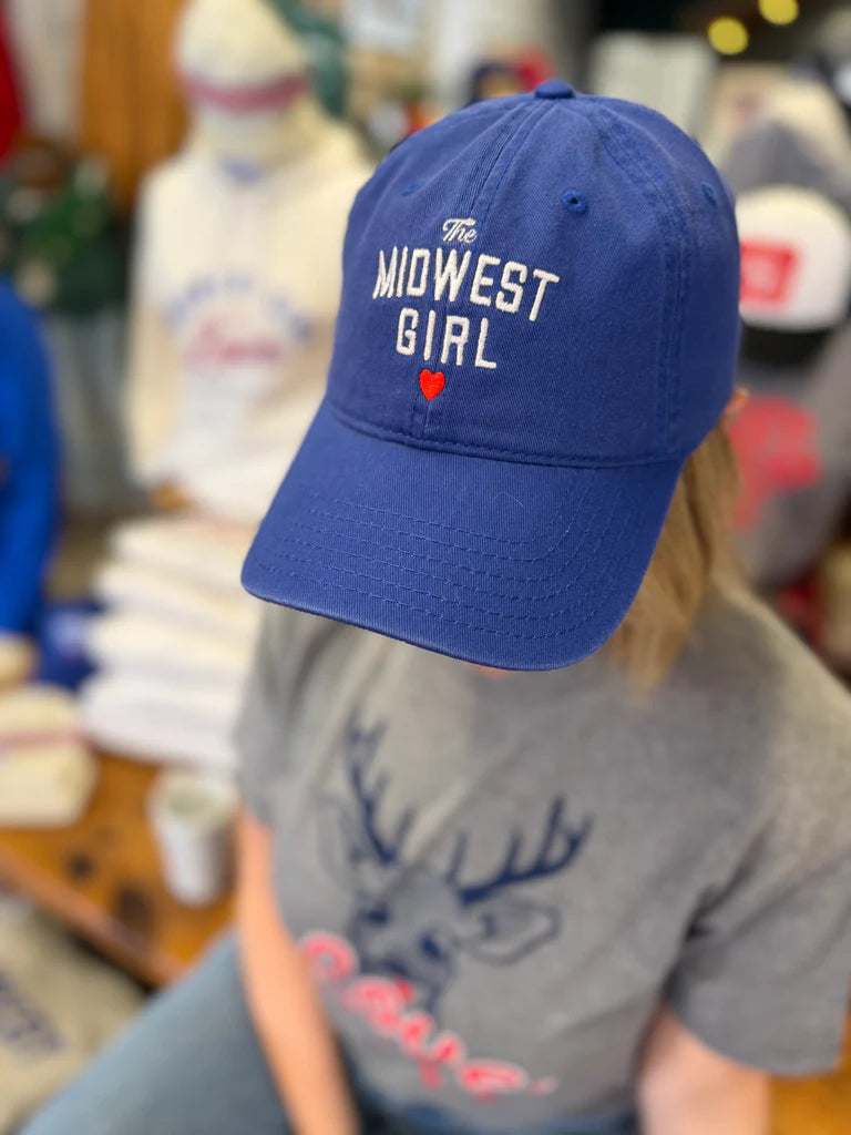 The Midwest Girl Baseball Hat in Royal