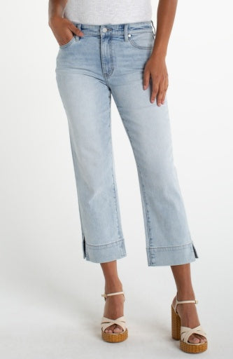 Kennedy Crop Straight with Wide Hem & Slit