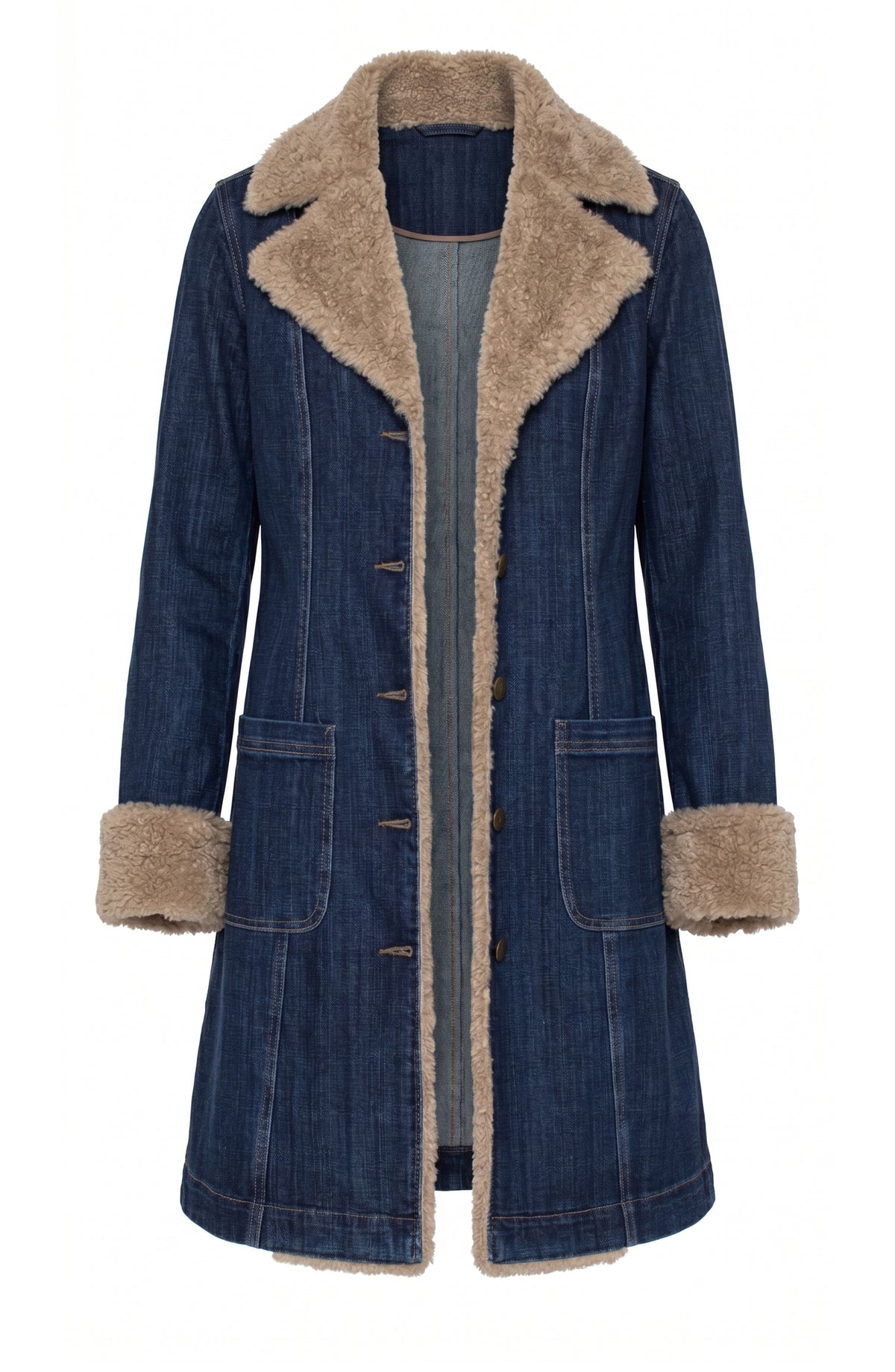 Liverpool Sherpa Trimmed Notch Collar Jacket