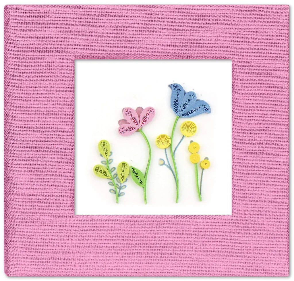 Quilled Wildflower Sticky Note Pad Cover