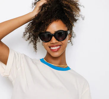 Sunday Scaries Polarized Sunglasses, Black