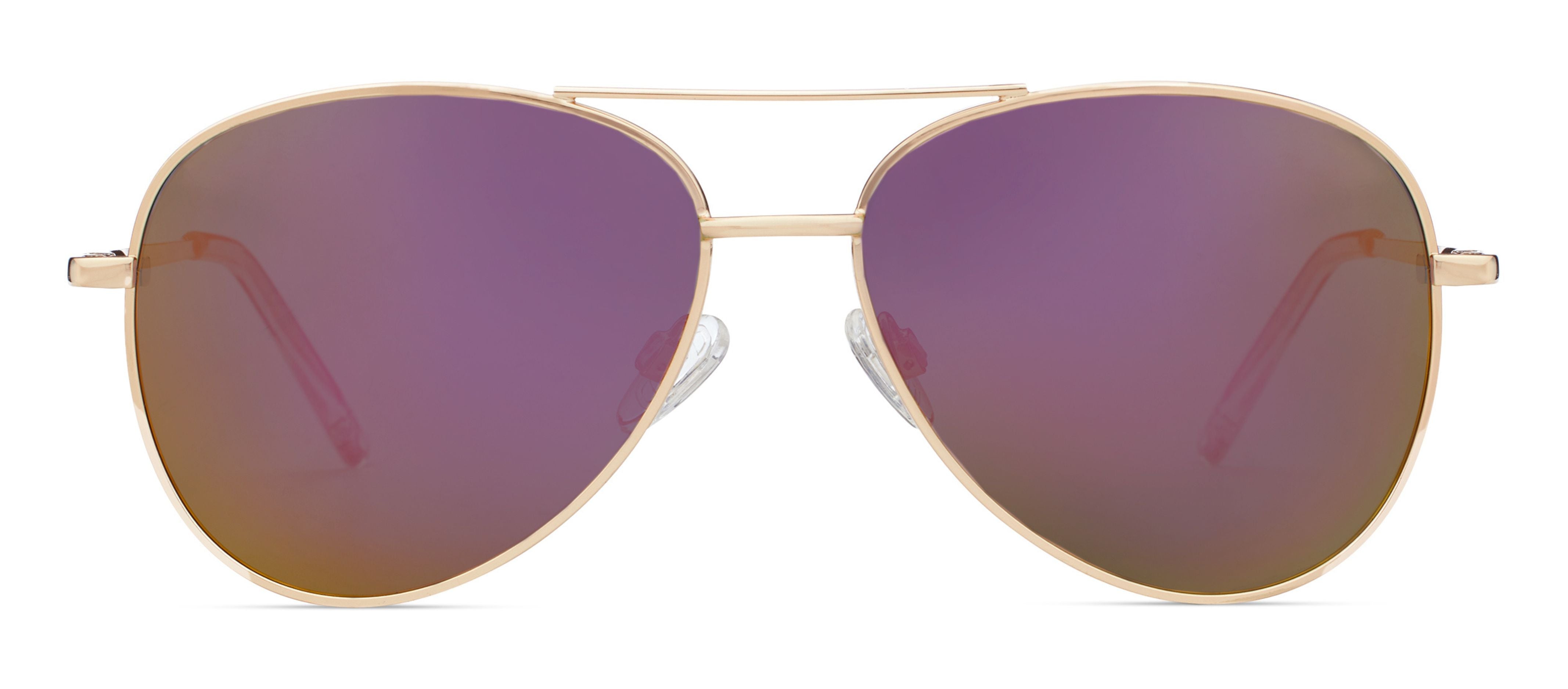 Ultraviolet Sunglasses, Pink/Gold